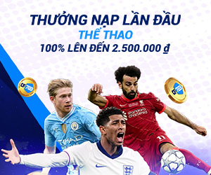 Thưởng Nạp Lần Đầu Thể Thao 100% lên đến 2.500.000 ₫