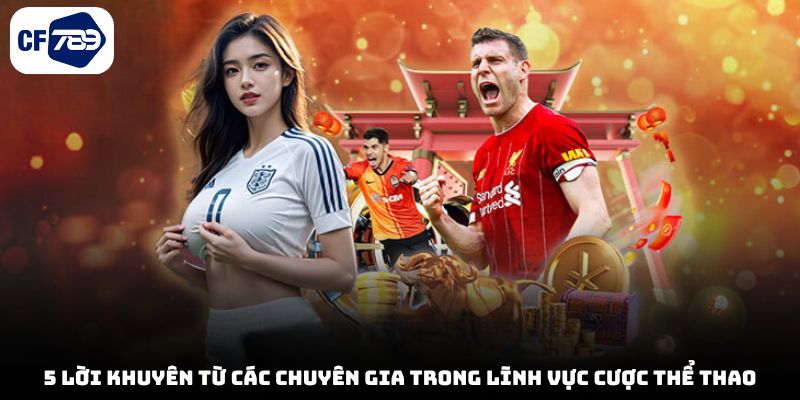 5 lời khuyên từ các chuyên gia trong lĩnh vực cược thể thao